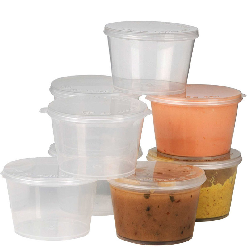 Rebrilliant Ehrlich Plastic Condiment Cups 2 oz. Food Storage Container